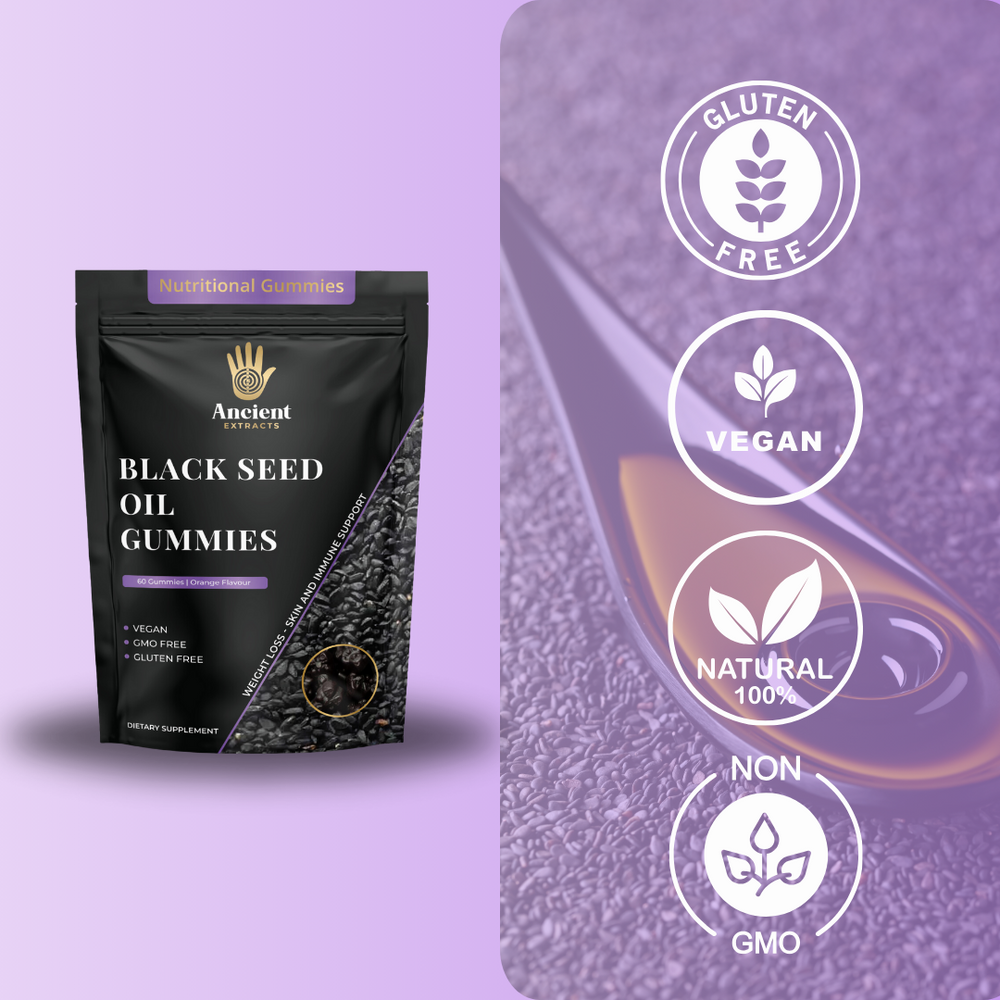 
                  
                    Black Seed Oil Gummies Blackcurrant Flavour
                  
                