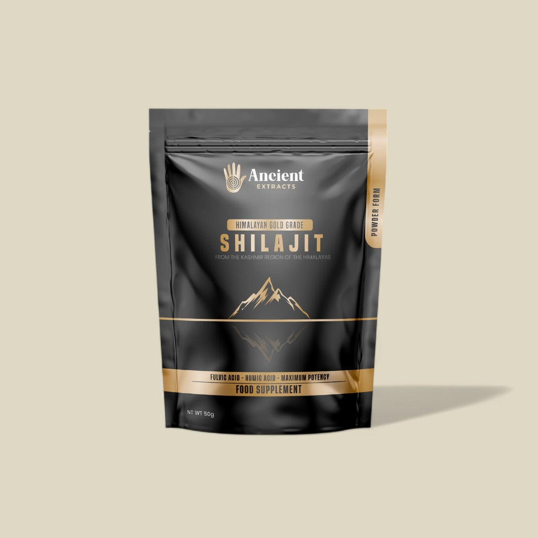 Himalayan Shilajit Powder, Gold Grade 50g (100 Days) 80% Fulvic