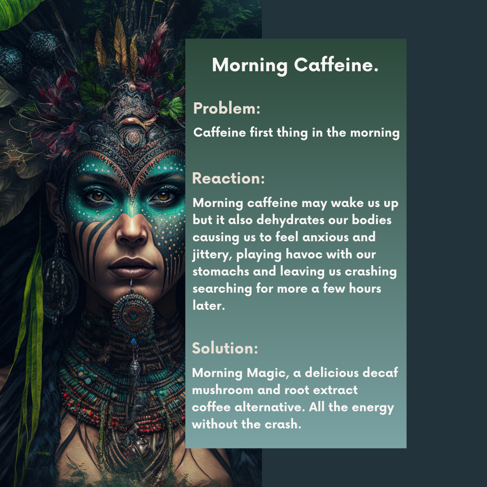 
                  
                    Morning Magic Decaf Mushroom Coffee Alternative (240g)
                  
                