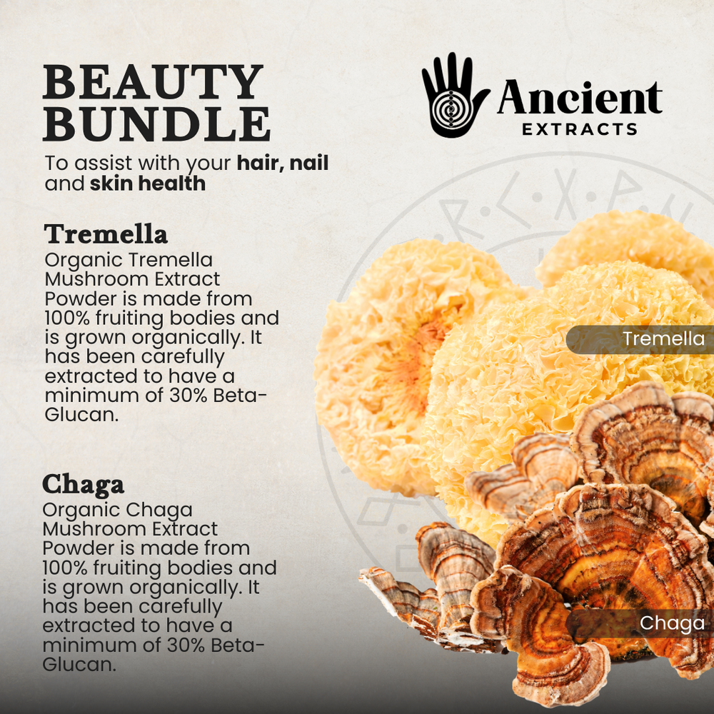 
                  
                    Beauty Pair Tremella & Chaga Mushroom Extracts
                  
                